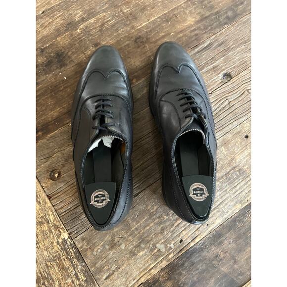 Edward Green Oxford Casual Dress Shoe Dark Gray Size 8.5 E JP - Picture 9 of 10